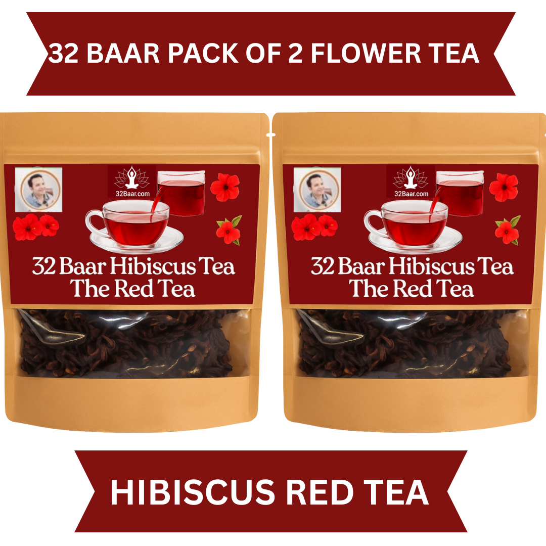 32 BAAR PACK OF 2 HIBISCUS TEA ( RED TEA)