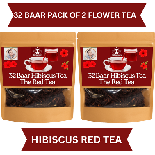 32 BAAR PACK OF 2 HIBISCUS TEA ( RED TEA)