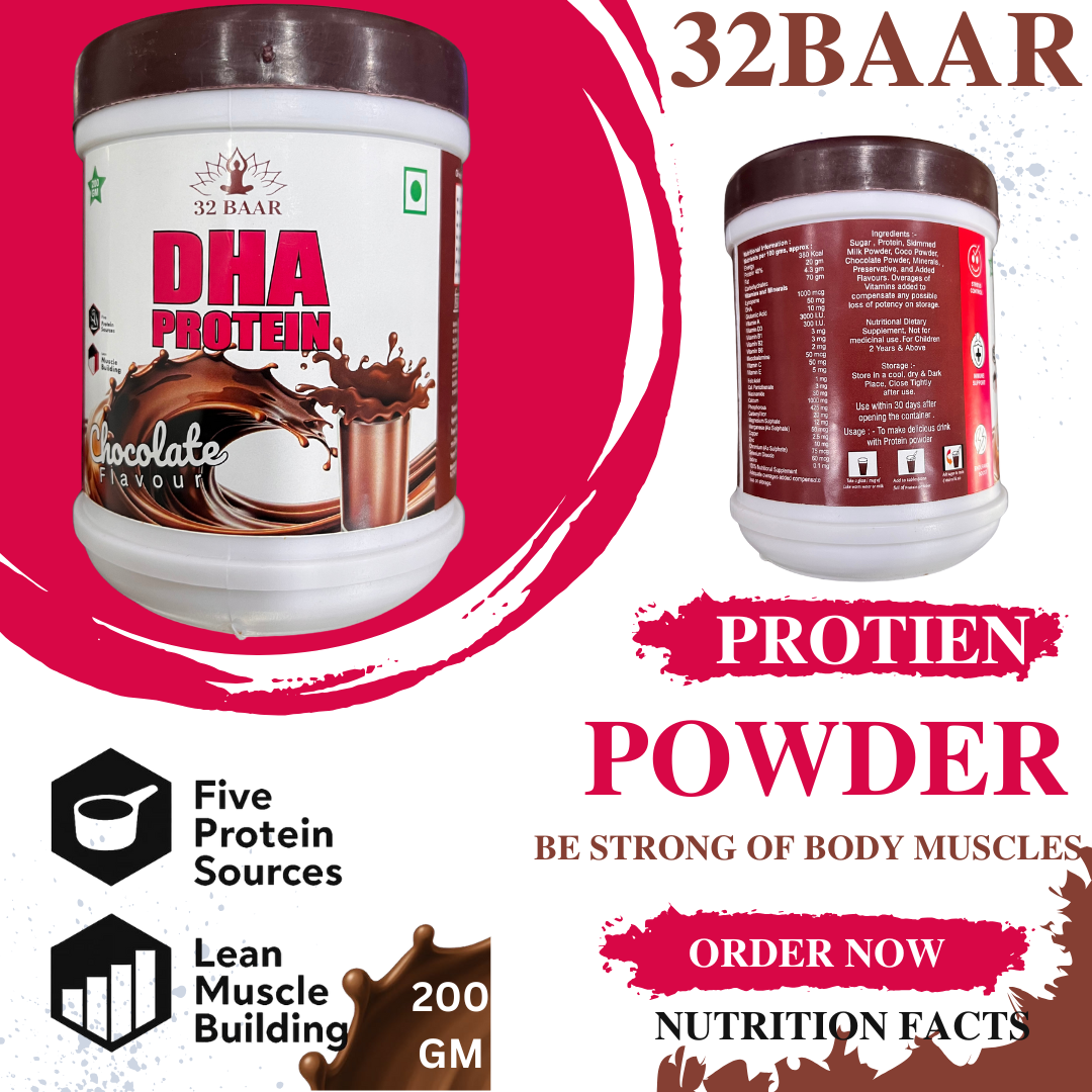 32 BAAR-DHA PROTIEN POWDER
