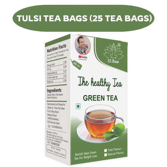 32 Baar Tulsi Flavour Tea Bags (25 Tea Bags)