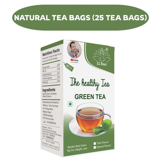 32 Baar Natural Flavour Tea Bags (25 Tea Bags)